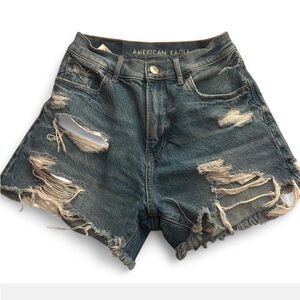 american eagle mom jean shorts